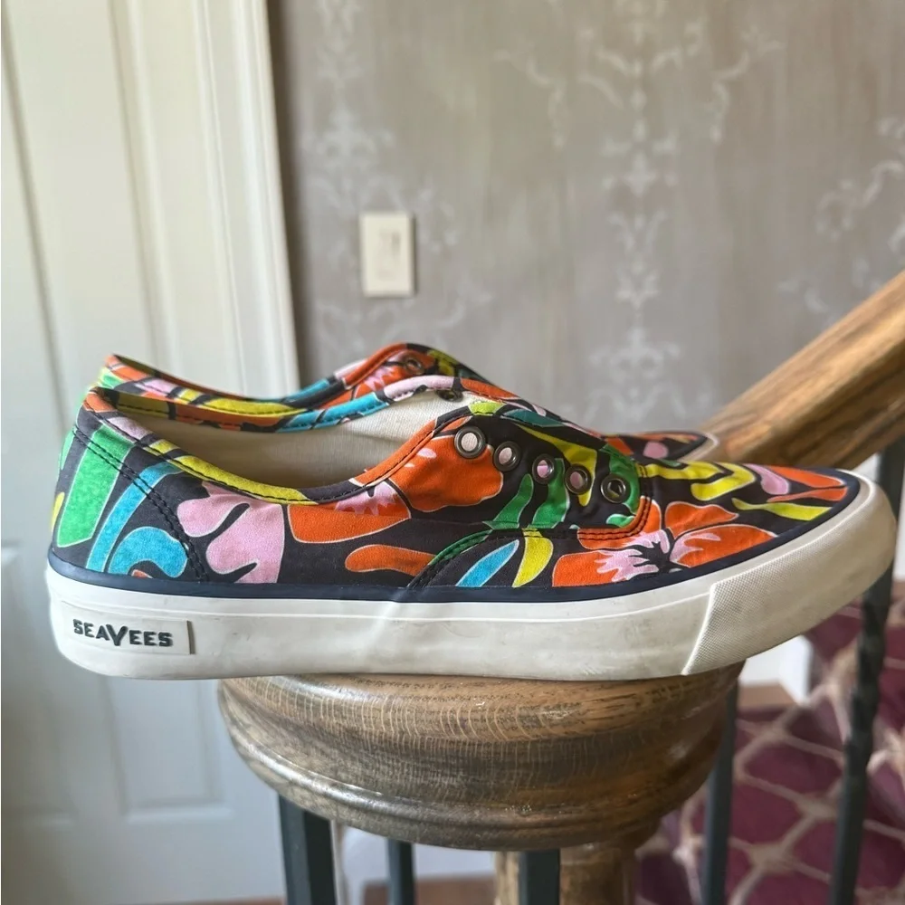 SeaVees legend Hoffman men’s floral sneaker size 9 good condition - Picture 2 of 10